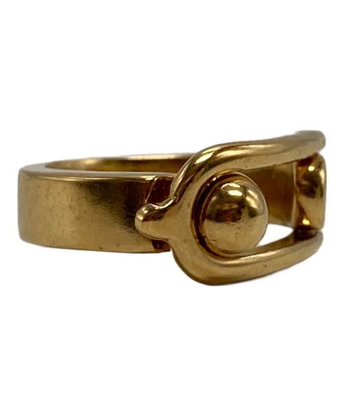 GOOSSENS Paris（グーセンスパリ）GOOSSENS Paris (グーセンスパリ) バックルリング  Boucle Ring ゴールド サイズ:10号の古着・服飾アイテム