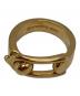 GOOSSENS Paris（グーセンスパリ）の古着「バックルリング  Boucle Ring」｜ゴールド