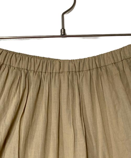 Spick and Span（スピック＆スパン）Spick and Span (スピックアンドスパン) ボイルティアードスカート ベージュ サイズ:38の古着・服飾アイテム