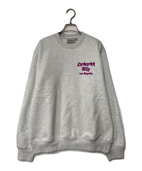 Carhartt WIP（カーハート ワークインプログレス）Carhartt WIP (カーハート ワークインプログレス) Carhartt WIP LA Sweatshirt グレー サイズ:Sの古着・服飾アイテム