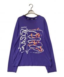 NAPAPIJRI×MARTINE ROSE（ナパピリ×マーティン・ローズ）の古着「ロングスリーブカットソー NOYIG9」｜パープル