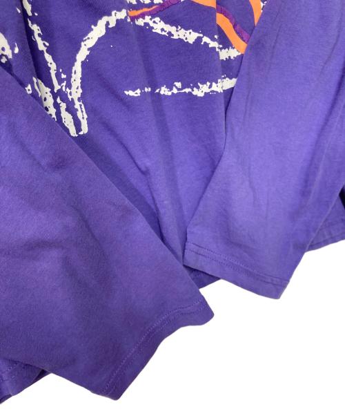 NAPAPIJRI（ナパピリ）NAPAPIJRI (ナパピリ) MARTINE ROSE (マーティン・ローズ) ロングスリーブカットソー NOYIG9 パープル サイズ:Lの古着・服飾アイテム