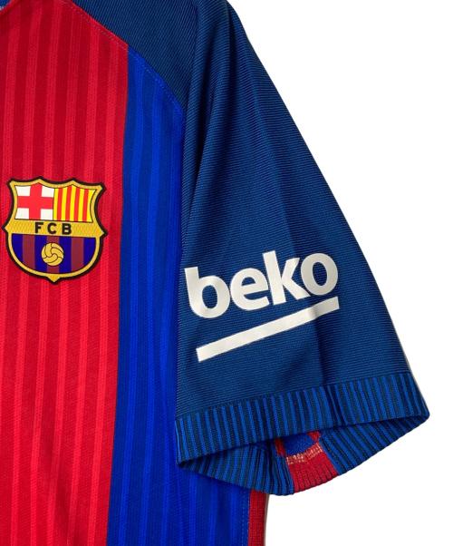 NIKE（ナイキ）NIKE (ナイキ) FCバルセロナ オーセンティック ユニフォーム 16-17 ホーム MESSI/メッシ 10 ゲームシャツ ブルー×レッド サイズ:Mの古着・服飾アイテム