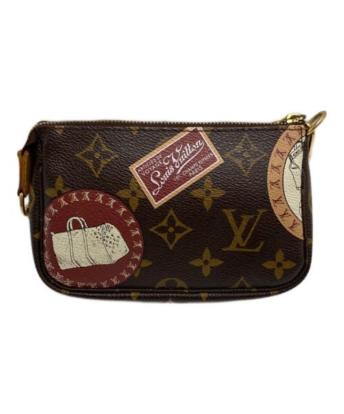 LOUIS VUITTON（ルイ ヴィトン）LOUIS VUITTON (ルイ ヴィトン) モノグラム ミニ・ポシェット・アクセソワール　 ブラウンの古着・服飾アイテム