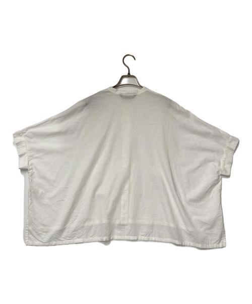 mizuiro-ind（ミズイロインド）mizuiro-ind (ミズイロインド) コットンリネンブラウス ホワイト サイズ:SIZE Freeの古着・服飾アイテム