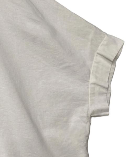 mizuiro-ind（ミズイロインド）mizuiro-ind (ミズイロインド) コットンリネンブラウス ホワイト サイズ:SIZE Freeの古着・服飾アイテム