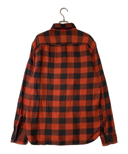 RRL（ダブルアールエル）RRL (ダブルアールエル) バッファローチェックシャツ レッド×ブラック サイズ:Mの古着・服飾アイテム