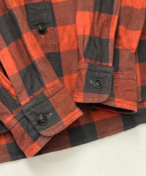 RRL（ダブルアールエル）RRL (ダブルアールエル) バッファローチェックシャツ レッド×ブラック サイズ:Mの古着・服飾アイテム