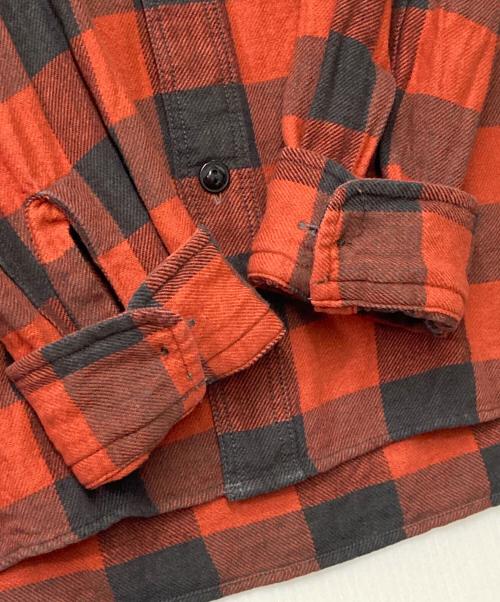 RRL（ダブルアールエル）RRL (ダブルアールエル) バッファローチェックシャツ レッド×ブラック サイズ:Mの古着・服飾アイテム