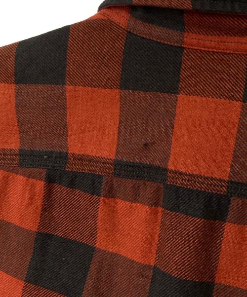 RRL（ダブルアールエル）RRL (ダブルアールエル) バッファローチェックシャツ レッド×ブラック サイズ:Mの古着・服飾アイテム