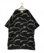 SOU・SOUソウソウ）の古着「総柄ワンピース」｜ブラック