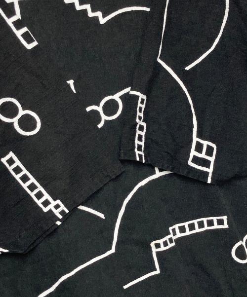 SOU・SOU（ソウソウ）SOU・SOU (ソウソウ) 総柄ワンピース ブラック サイズ:FREEの古着・服飾アイテム