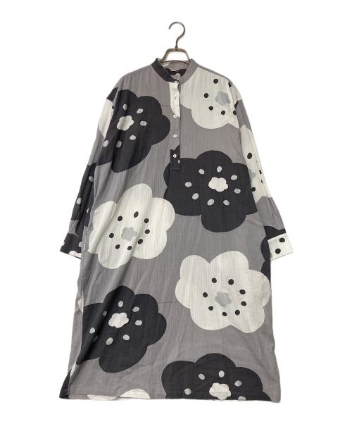 SOU・SOU（ソウソウ）SOU・SOU (ソウソウ) 総柄ワンピース グレー サイズ:表記なしの古着・服飾アイテム