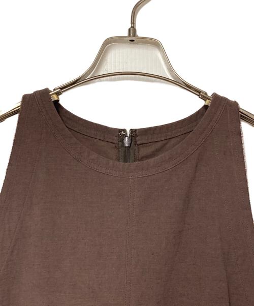 Plage（プラージュ）Plage (プラージュ) Cut off アメリカンスリーブ サロペット ブラウン サイズ:36の古着・服飾アイテム