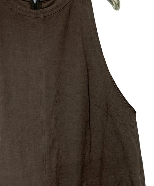 Plage（プラージュ）Plage (プラージュ) Cut off アメリカンスリーブ サロペット ブラウン サイズ:36の古着・服飾アイテム