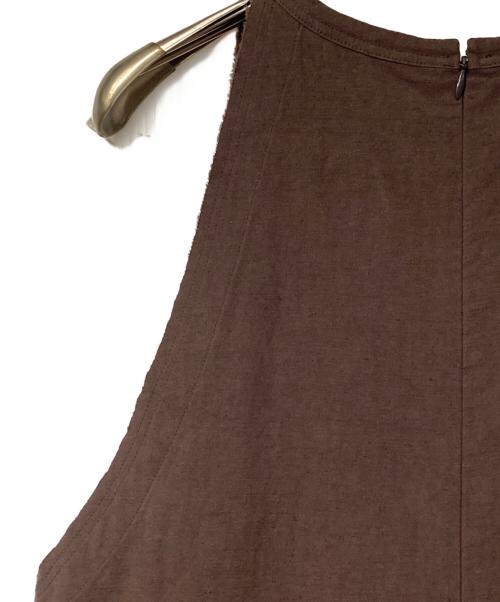 Plage（プラージュ）Plage (プラージュ) Cut off アメリカンスリーブ サロペット ブラウン サイズ:36の古着・服飾アイテム