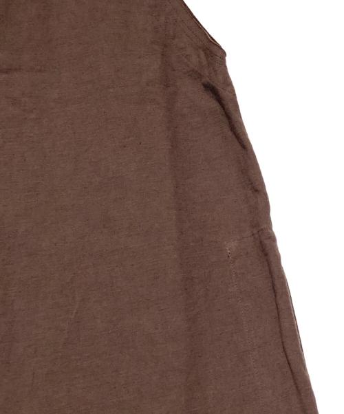 Plage（プラージュ）Plage (プラージュ) Cut off アメリカンスリーブ サロペット ブラウン サイズ:36の古着・服飾アイテム