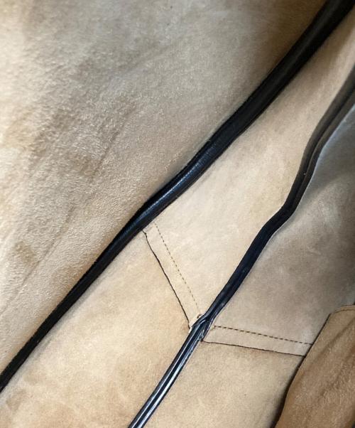 POLO RALPH LAUREN（ポロ・ラルフローレン）POLO RALPH LAUREN (ポロ・ラルフローレン) POLO ID MEDIUM LEATHER SHOULDER BAG/ポロ ID ミディアム レザー ショルダーバッグ ブラックの古着・服飾アイテム