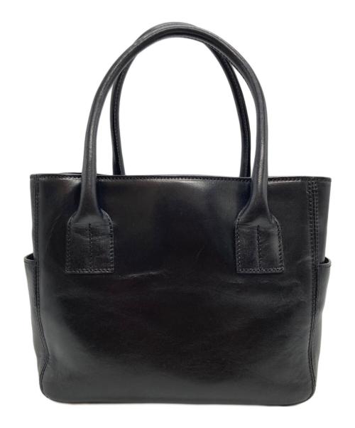 HIROFU（ヒロフ）HIROFU (ヒロフ) Hロゴ ハンドバッグ ブラックの古着・服飾アイテム