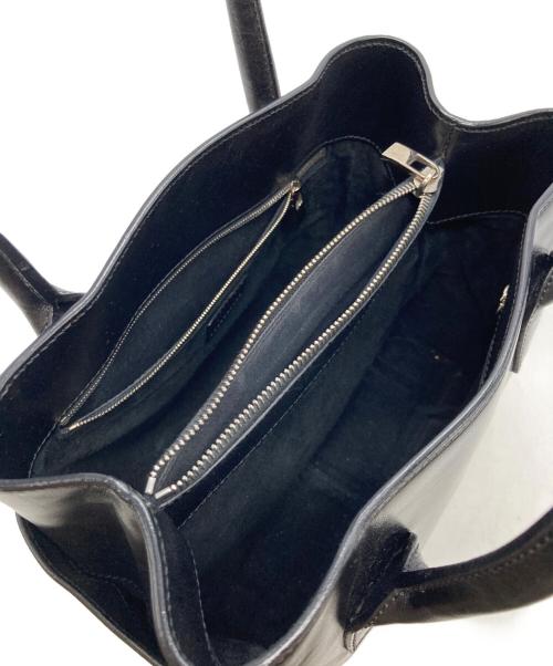 HIROFU（ヒロフ）HIROFU (ヒロフ) Hロゴ ハンドバッグ ブラックの古着・服飾アイテム