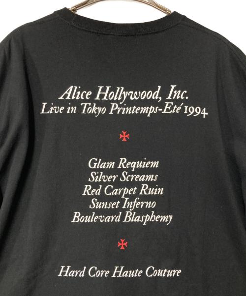 ALICE Hollywood（アリス ハリウッド）ALICE Hollywood (アリス ハリウッド) LIVE IN TOKYO T-SHIRT/ライブ イン トーキョー Tシャツ ブラック サイズ:XLの古着・服飾アイテム