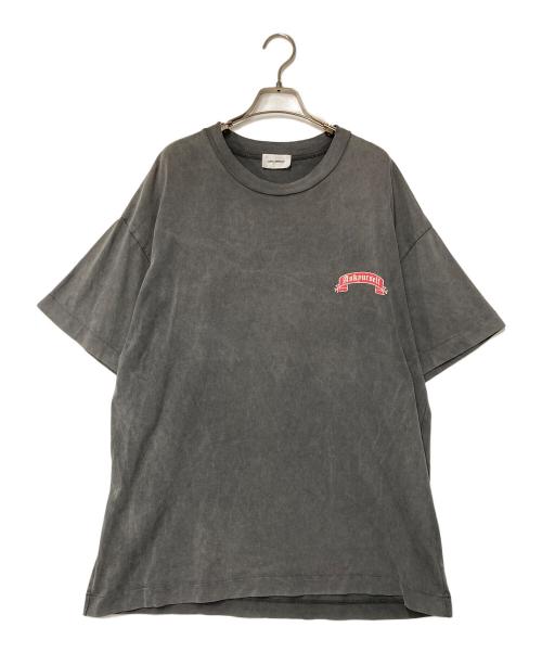 ASKAURSELF（アスクユアセルフ）ASKAURSELF (アスクユアセルフ) プリントTシャツ ブラック サイズ:SIZE Lの古着・服飾アイテム