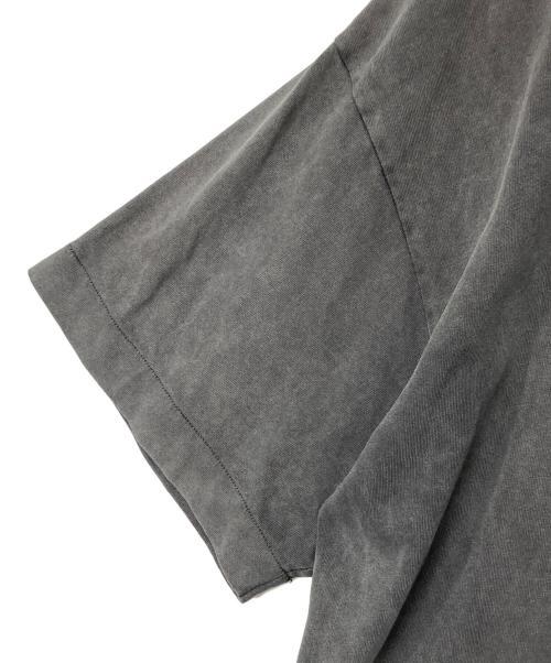 ASKAURSELF（アスクユアセルフ）ASKAURSELF (アスクユアセルフ) プリントTシャツ ブラック サイズ:SIZE Lの古着・服飾アイテム