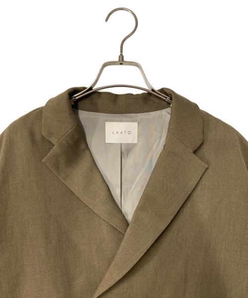 LAATO（ラート）LAATO (ラート) over jacket ブラウン サイズ:FREEの古着・服飾アイテム