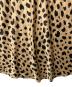 中古・古着 Realisation (リアリゼーション) シルクレオパードスカート ブラウン×ブラック サイズ:M：4500円