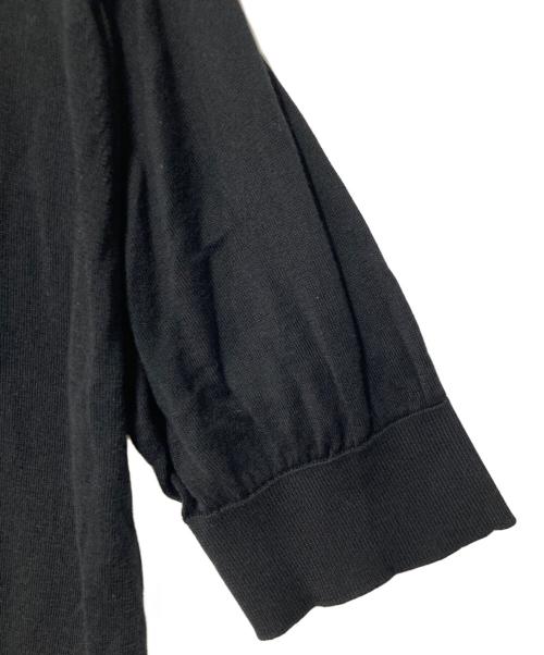 JOHN SMEDLEY（ジョンスメドレー）JOHN SMEDLEY (ジョンスメドレー) ニットポロシャツ ブラック サイズ:Ｍの古着・服飾アイテム