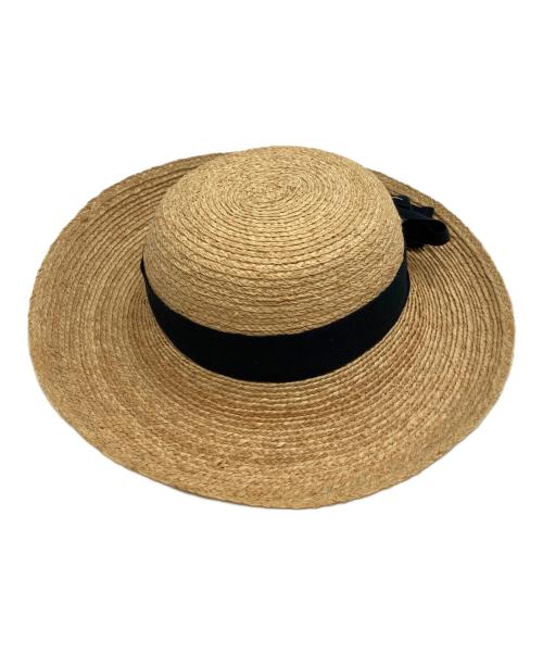 HELEN KAMINSKI（ヘレンカミンスキー）HELEN KAMINSKI (ヘレンカミンスキー) ラフィアハット ベージュの古着・服飾アイテム