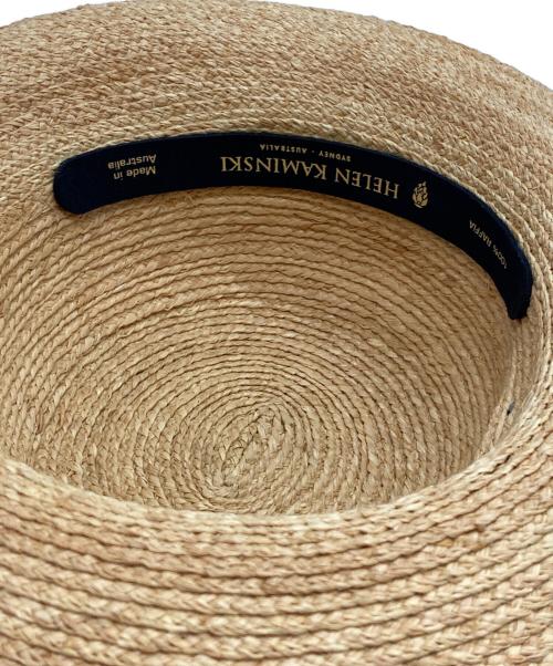 HELEN KAMINSKI（ヘレンカミンスキー）HELEN KAMINSKI (ヘレンカミンスキー) ラフィアハット ベージュの古着・服飾アイテム