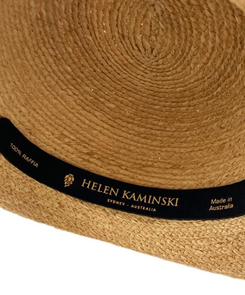 HELEN KAMINSKI（ヘレンカミンスキー）HELEN KAMINSKI (ヘレンカミンスキー) ラフィアハット ベージュの古着・服飾アイテム