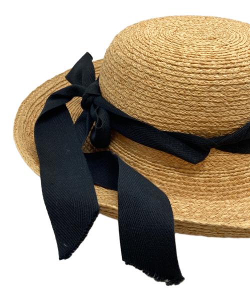 HELEN KAMINSKI（ヘレンカミンスキー）HELEN KAMINSKI (ヘレンカミンスキー) ラフィアハット ベージュの古着・服飾アイテム