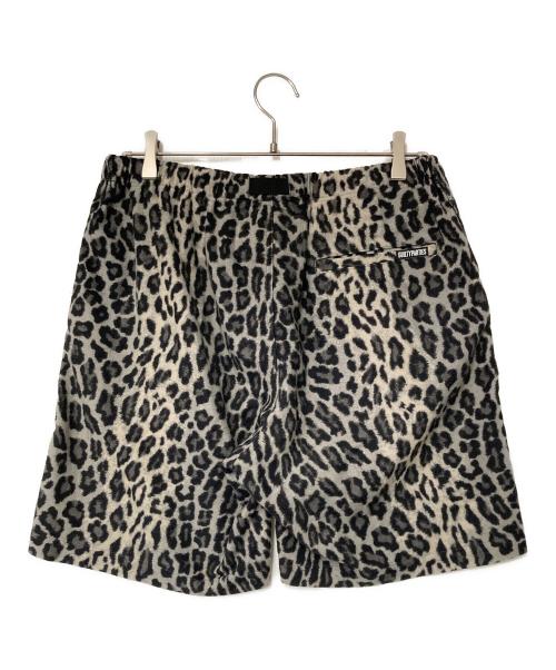 WACKO MARIA（ワコマリア）WACKO MARIA (ワコマリア) レオパード柄ハーフパンツ グレー×ブラック サイズ:Lの古着・服飾アイテム