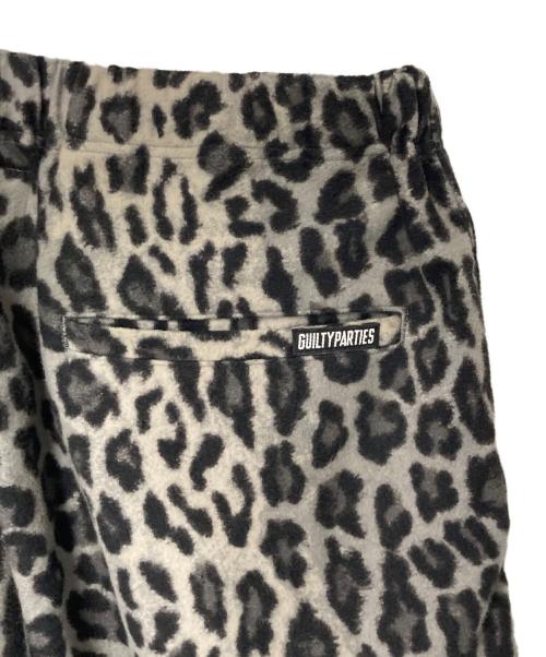 WACKO MARIA（ワコマリア）WACKO MARIA (ワコマリア) レオパード柄ハーフパンツ グレー×ブラック サイズ:Lの古着・服飾アイテム