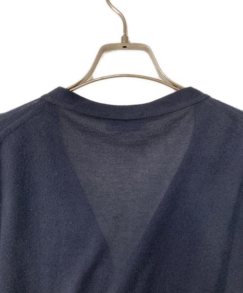 JOHN SMEDLEY（ジョンスメドレー）JOHN SMEDLEY (ジョンスメドレー) コットンカーディガン ネイビー サイズ:Lの古着・服飾アイテム