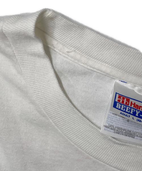 Hanes（ヘインズ）Hanes (ヘインズ) 90's プリントTシャツ bandersnatch pre-funk party November 11, 1997 ホワイト サイズ:L （42-44）の古着・服飾アイテム