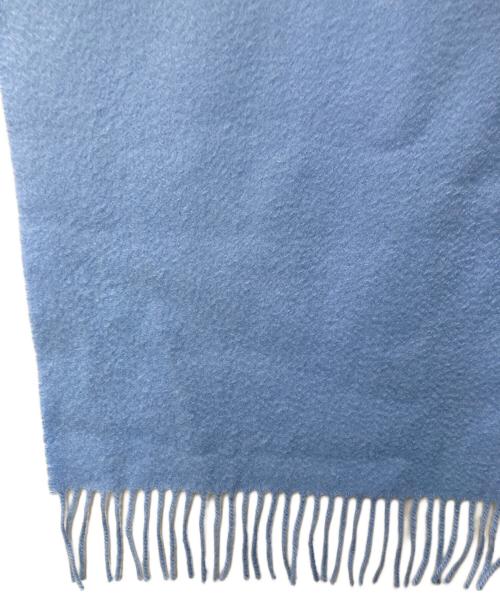 JOHNSTONS OF ELGIN（ジョンストンズオブエルガン）JOHNSTONS OF ELGIN (ジョンストンズオブエルガン) カシミヤマフラー ブルーの古着・服飾アイテム