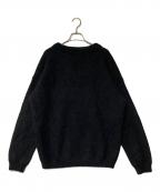 Acne studiosアクネ ストゥディオス）の古着「モヘヤ混クルーネックニット」｜ブラック