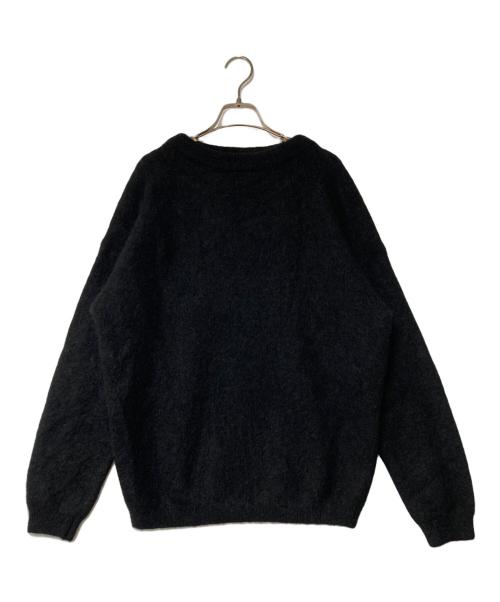 Acne studios（アクネ ストゥディオス）ACNE STUDIOS (アクネ ストゥディオス) モヘヤ混クルーネックニット ブラック サイズ:XSの古着・服飾アイテム