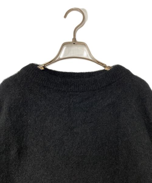 Acne studios（アクネ ストゥディオス）ACNE STUDIOS (アクネ ストゥディオス) モヘヤ混クルーネックニット ブラック サイズ:XSの古着・服飾アイテム
