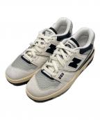 NEW BALANCEニューバランス）の古着「BB550CPC スニーカー」｜ホワイト×グレー