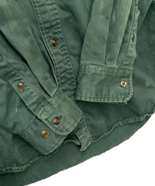 GAP（ギャップ）GAP (ギャップ) 90's OLD GAP タイダイペイントシャツ グリーン サイズ:Lの古着・服飾アイテム