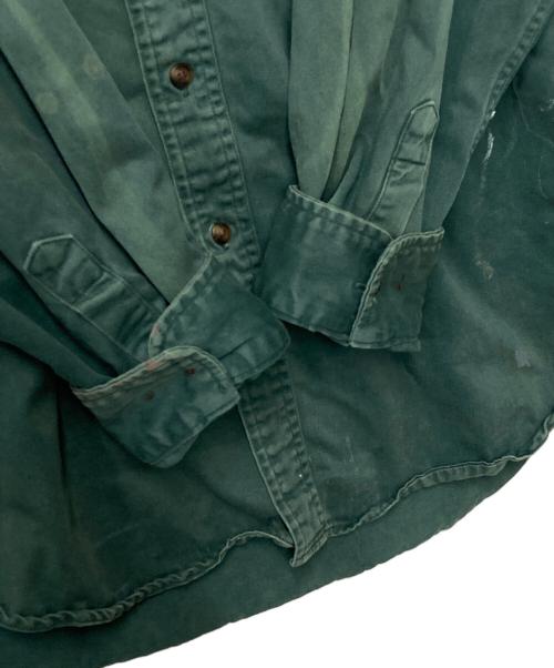 GAP（ギャップ）GAP (ギャップ) 90's OLD GAP タイダイペイントシャツ グリーン サイズ:Lの古着・服飾アイテム