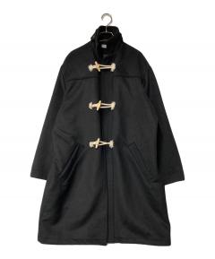 【新品】COACH コーチ ダークネイビーフード付ダッフルコート コーチ ネイビー ダッフルコート ウール ロングコート