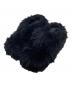 SLY（スライ）の古着「LONG FUR サンダル」｜ブラック