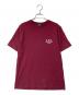 A.P.C.（アーペーセー）の古着「ロゴ刺繍Tシャツ」｜ボルドー