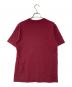A.P.C. (アーペーセー) ロゴ刺繍Tシャツ ボルドー サイズ:XS：5000円
