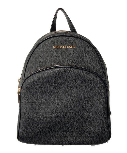 MICHAEL KORS（マイケル・コース）MICHAEL KORS (マイケルコース) ABBEY BACKPACK ブラック×グレーの古着・服飾アイテム